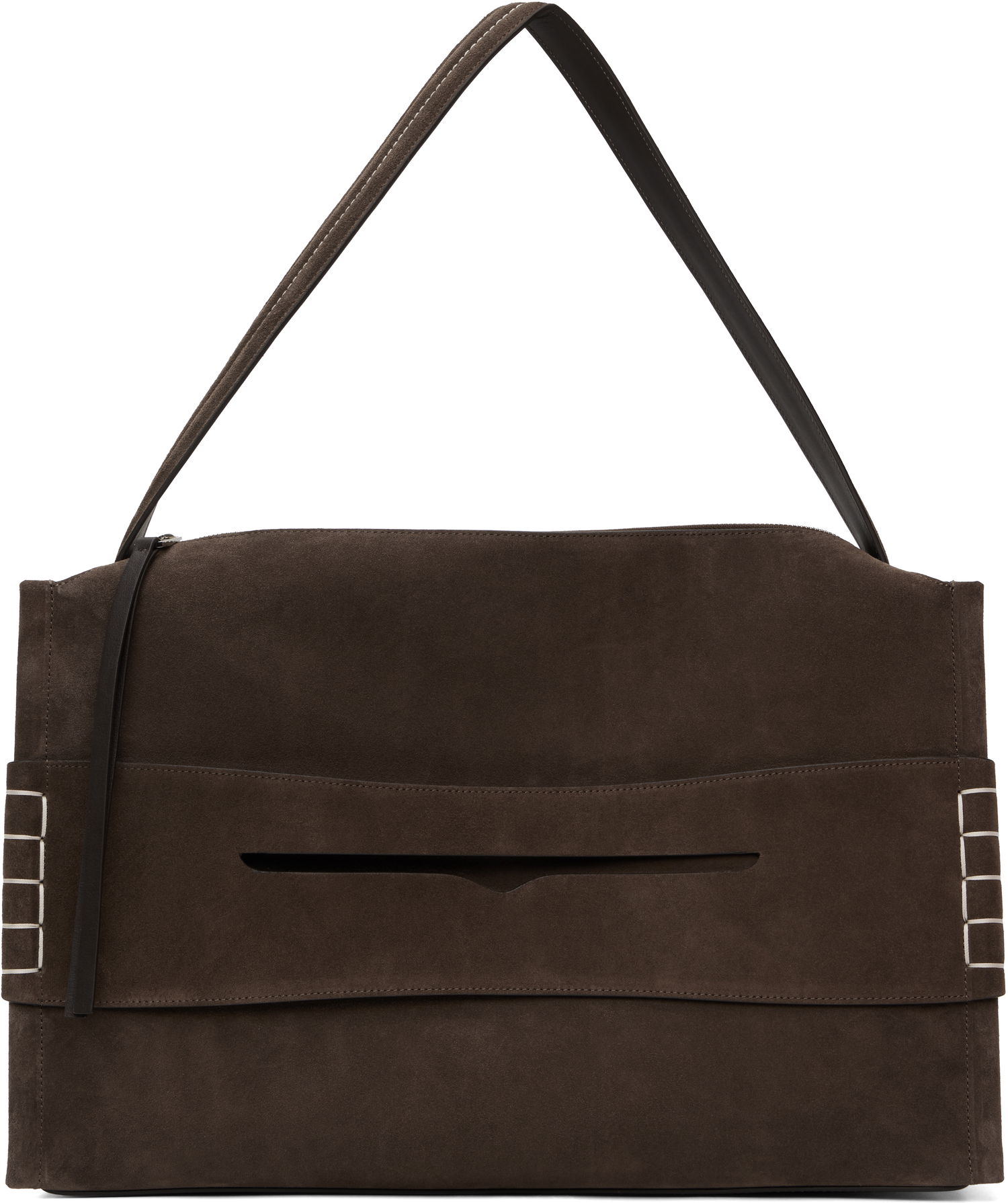 Torba za čez ramo JW Anderson JW Anderson Large Loafer Suede Shoulder Bag Rjava | HB0717-LA0364, 0