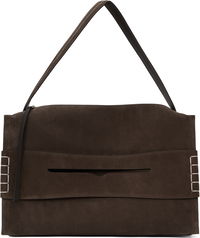 JW Anderson Large Loafer Suede Shoulder Bag