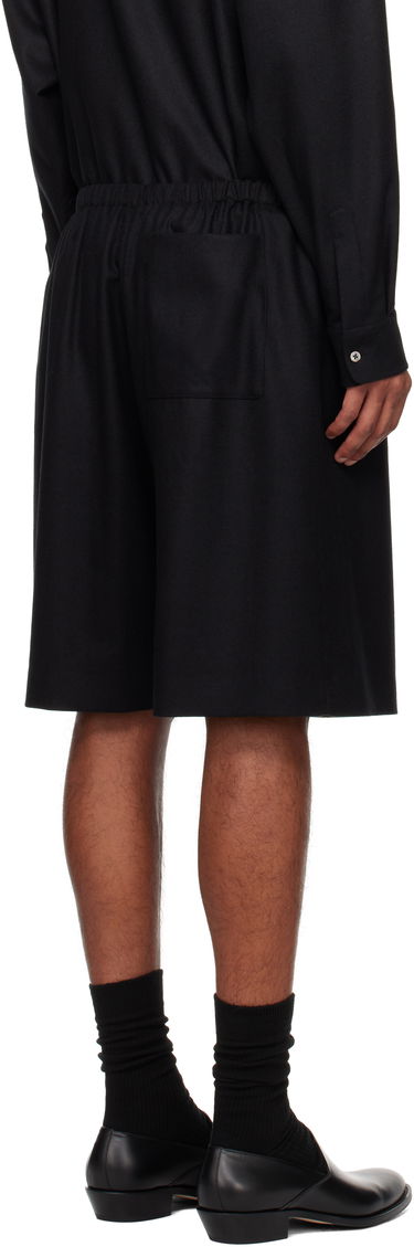 Kratke hlače The Row Aimir Black Wool Shorts Črna | 779-W3301, 2