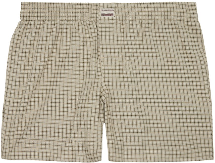 Boksarice ERL Plaid Boxers Bež | ERL09UW10, 0