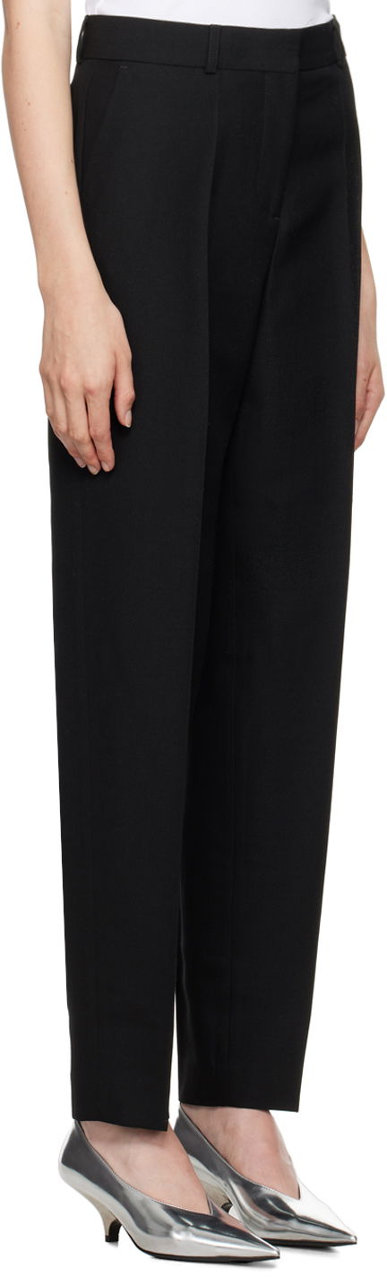 Hlače TOTEME Low-Waist Tailored Trousers Črna | 244-WRB0228-FB0026, 1
