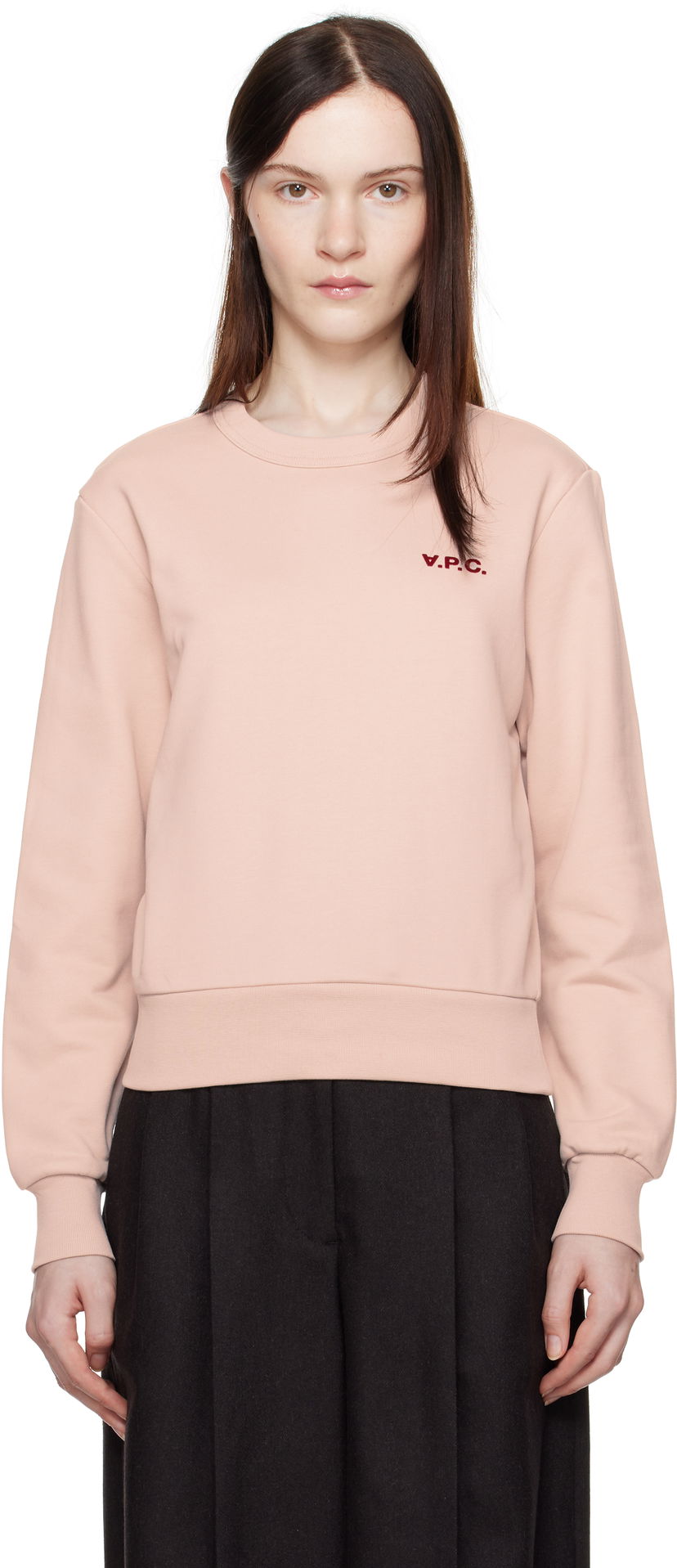 Pulover A.P.C. Boxy Sweatshirt Roza | COHGO-F27918