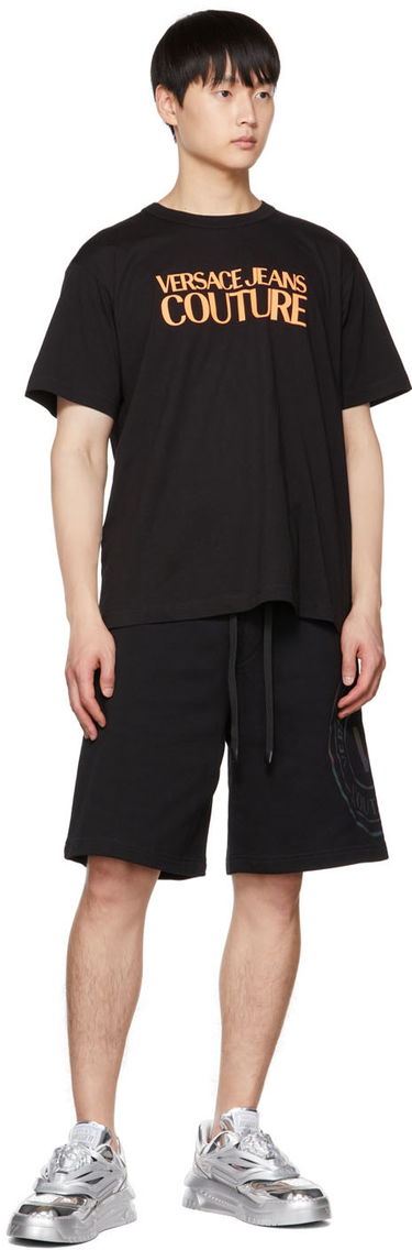 Kratke hlače Versace V-Emblem Shorts Črna | E73GADG01 ECF00G, 4