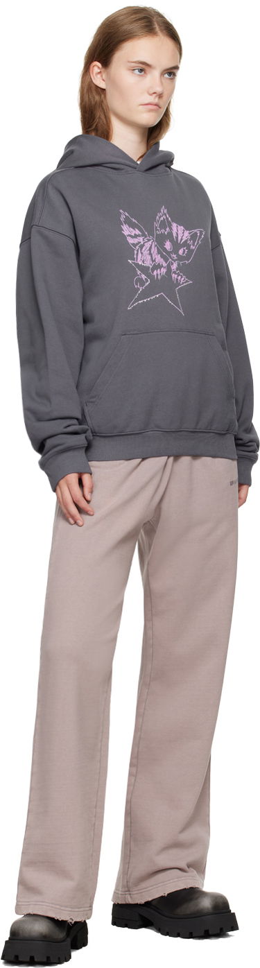 Pulover We11done We11done Monster Fitted Hoodie Siva | WD-TH2-24-832-U-CH, 3