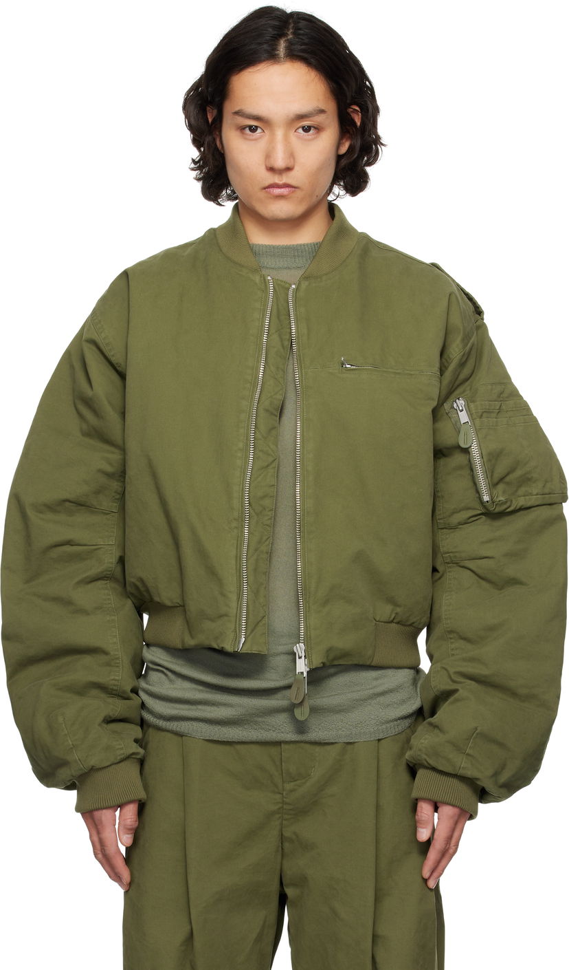 Bomber jakna Entire Studios Entire Studios A-4 Bomber Jacket Zelena | ESU-S25-1008-AR