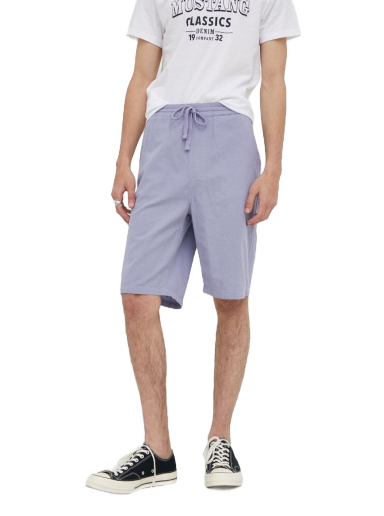 Kratke hlače Lee lnu Relaxed Drawstring Lila | L70KSAUU