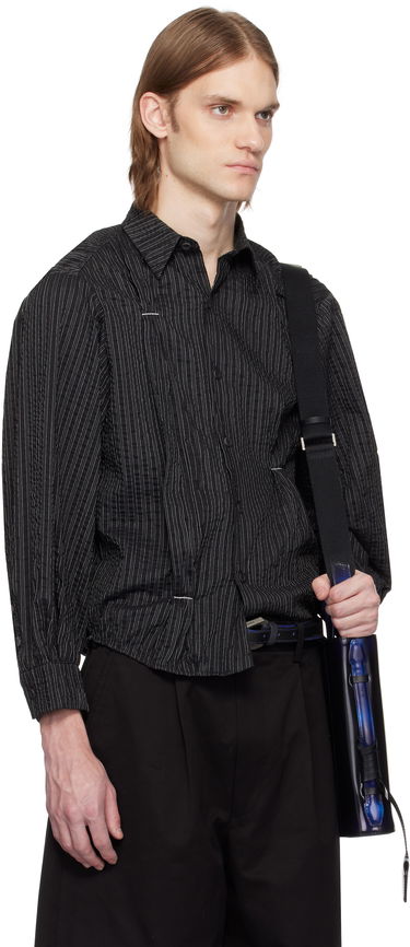 Srajce ADER ERROR ADER error Pinstriped Shirt Črna | BO01SSSH0105BK, 1