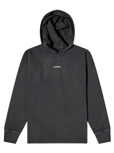 Pulover Acne Studios Logo Hoody Črna | AI0083-900