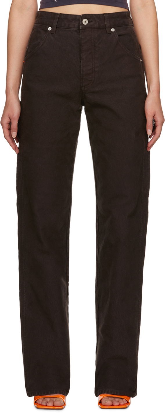 Hlače HERON PRESTON Carpenter Trousers Rjava | HWCA036F23FAB0026000, 0