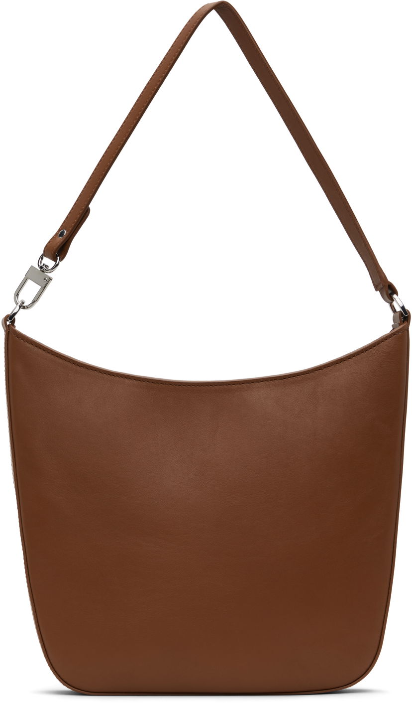 Torba za čez ramo BY FAR BY FAR Suli Shoulder Bag Rjava | MWBSB053CL013BR051PL