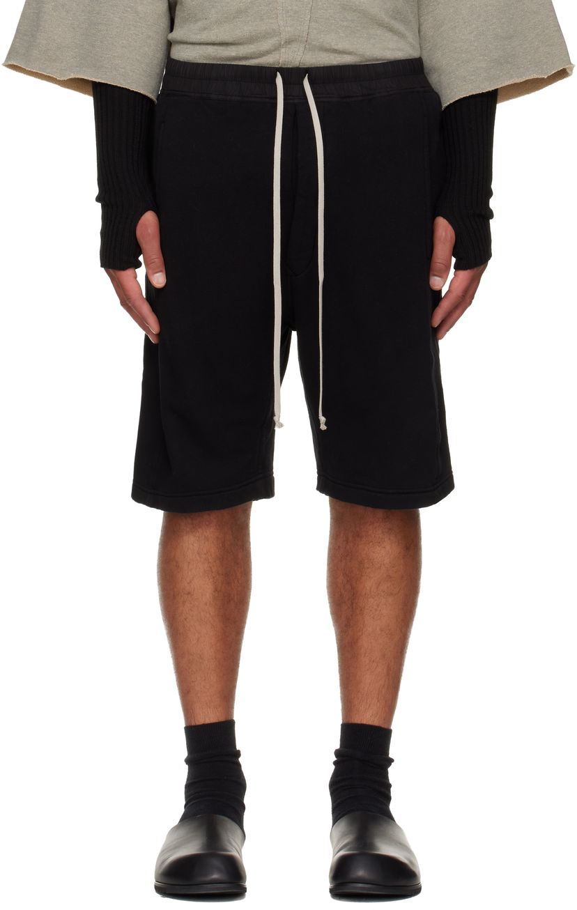 Kratke hlače Rick Owens DRKSHDW Concordians Pusher Shorts Črna | DU02E7373 FSL