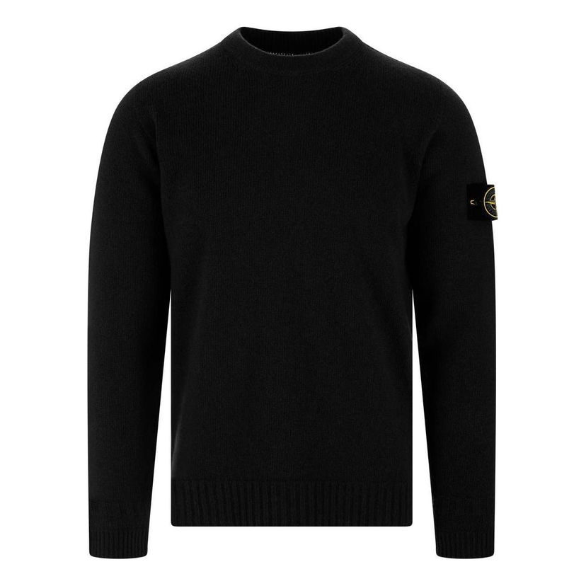 Pleteni pulover Stone Island Stone Island Knitted Sweatshirt Črna | 7715524A3-V0029