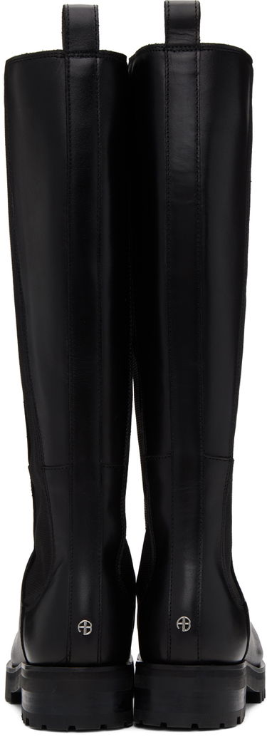 Oblačila Anine Bing ANINE BING Justine Lug Sole Knee-High Boots Črna | A-14-1142-000, 1