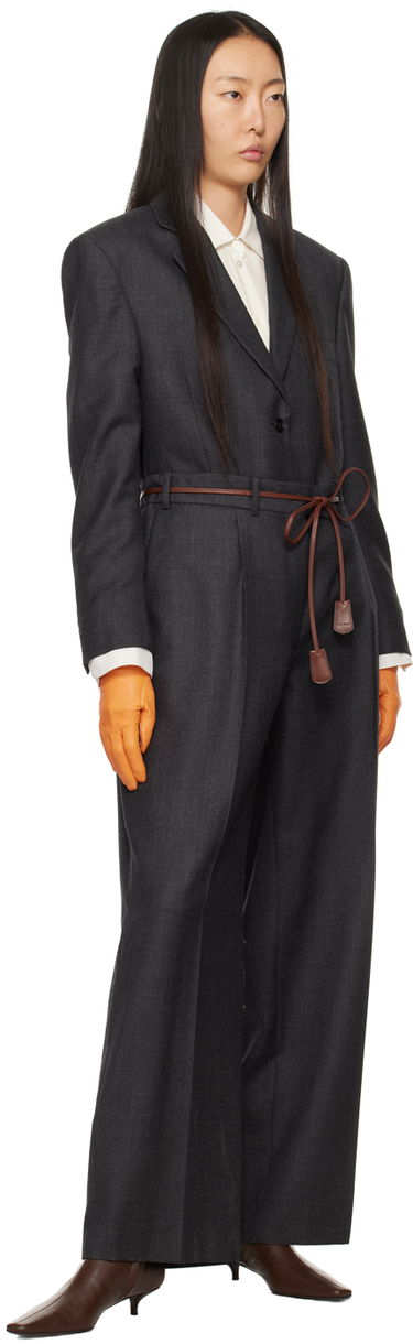 Rokavice The Row Long Leather Gloves Rjava | 7349-P52, 2