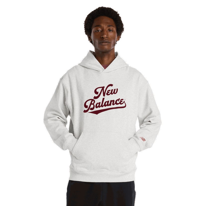 Pulover New Balance Athletics Legacy Hoodie Siva | MT53902-AHH