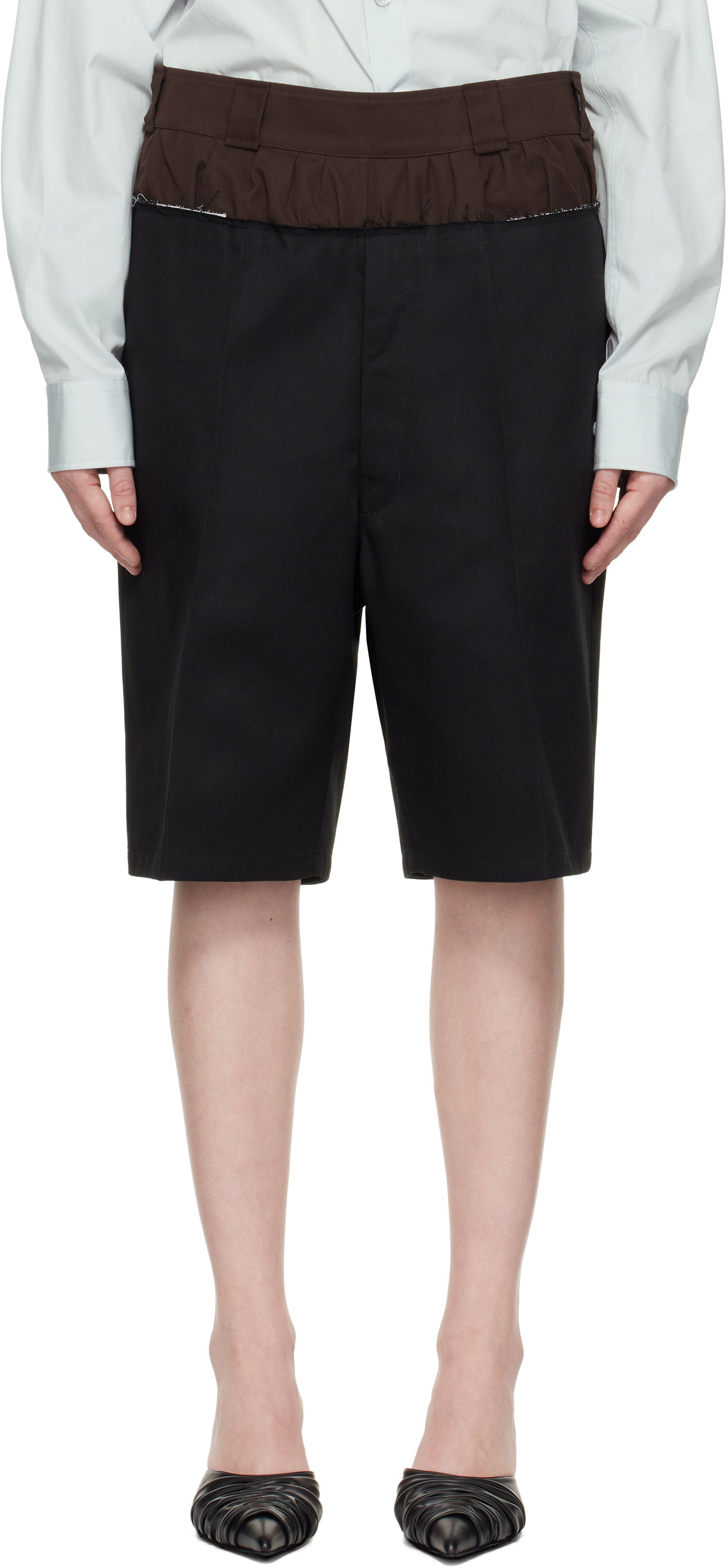 Kratke hlače Maison Margiela Maison Margiela 'Anonymity Of The Lining' Tailored Shorts Črna | S51MU0070 MTN075, 0
