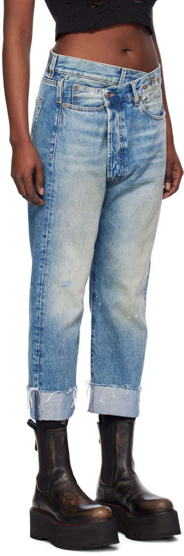 Kavbojke R13 R13 Crossover Jeans Modra | R13W2048-735, 4