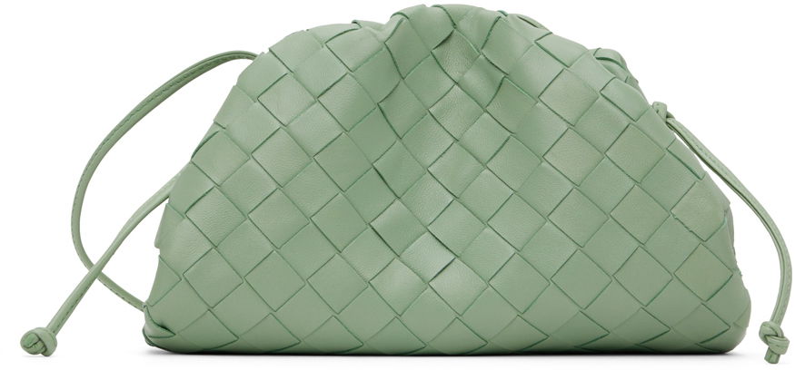 Torbica Bottega Veneta Mini Pouch Clutch Zelena | 585852 VCPP1, 0