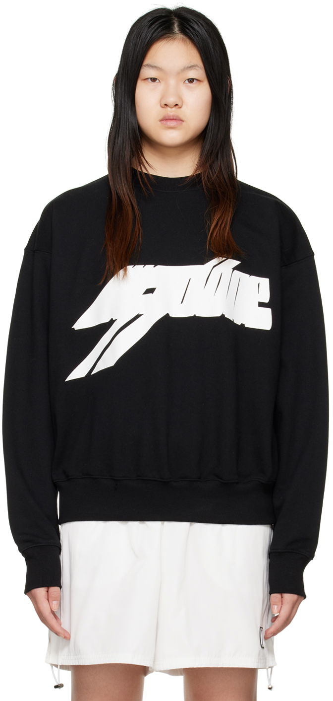 Pulover We11done We11done Cross Sweatshirt Črna | WD-TS3-22-820-U-BK