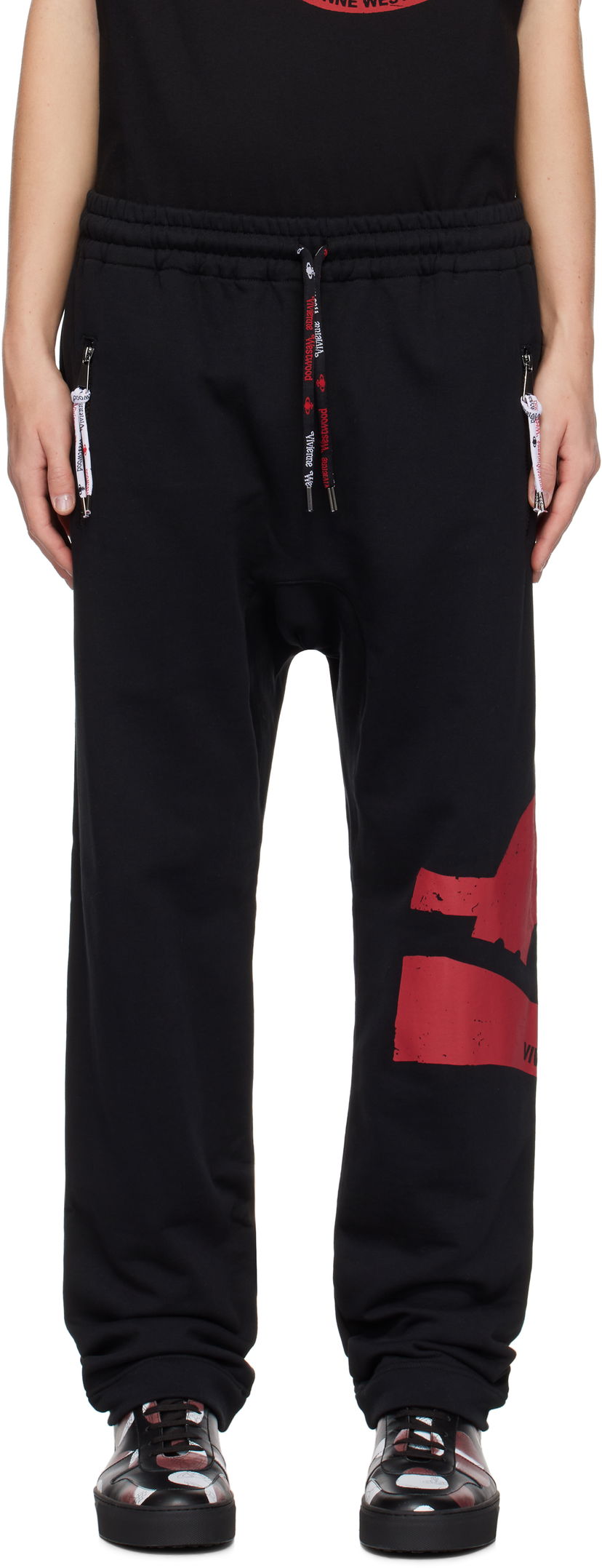 Trenirka Vivienne Westwood Football Sweatpants Črna | 3J01000O-J006O-