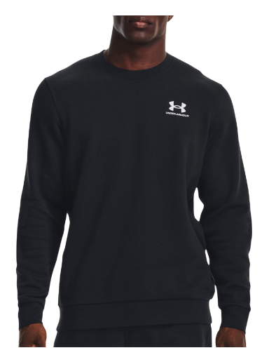 Pulover Under Armour Sweatshirt Essential Fleece Crew Črna | 1374250-001