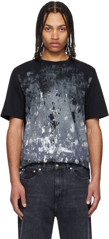 Majica rag & bone Rag & Bone Splatter Print T-Shirt Črna | MBC25ST033KJ33, 0