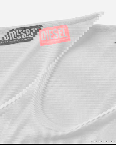 Majica brez rokavov Diesel Logo Patch Tank Top Bela | A040880EJAI 100, 9
