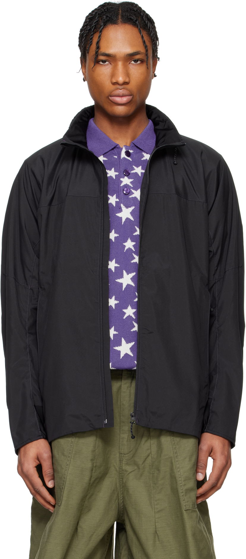 Vetrovka Needles NEEDLES Wind Jacket Črna | QV377
