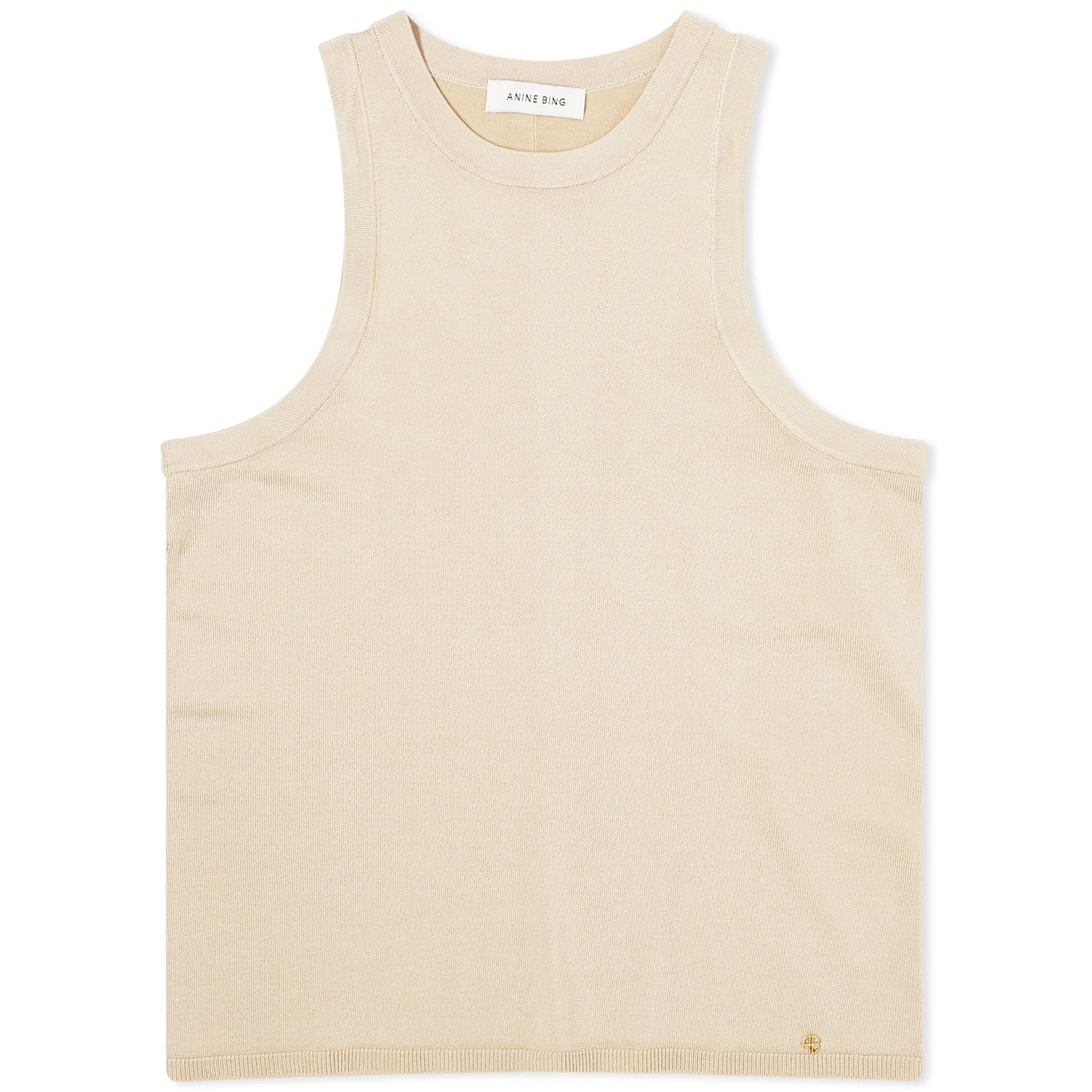 Majica brez rokavov Anine Bing Noel Top, Size Large Bež | A-09-4318-290, 1