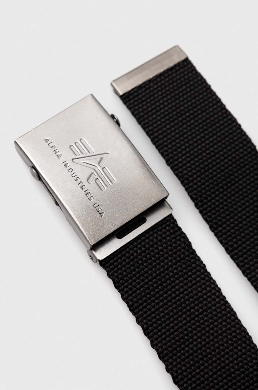 Pasovi Alpha Industries Belt Črna | 100906.03, 1
