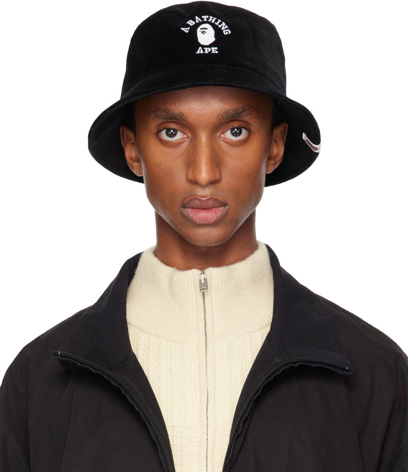 Klobuk BAPE Bucket Hat Črna | 001HTK801003M