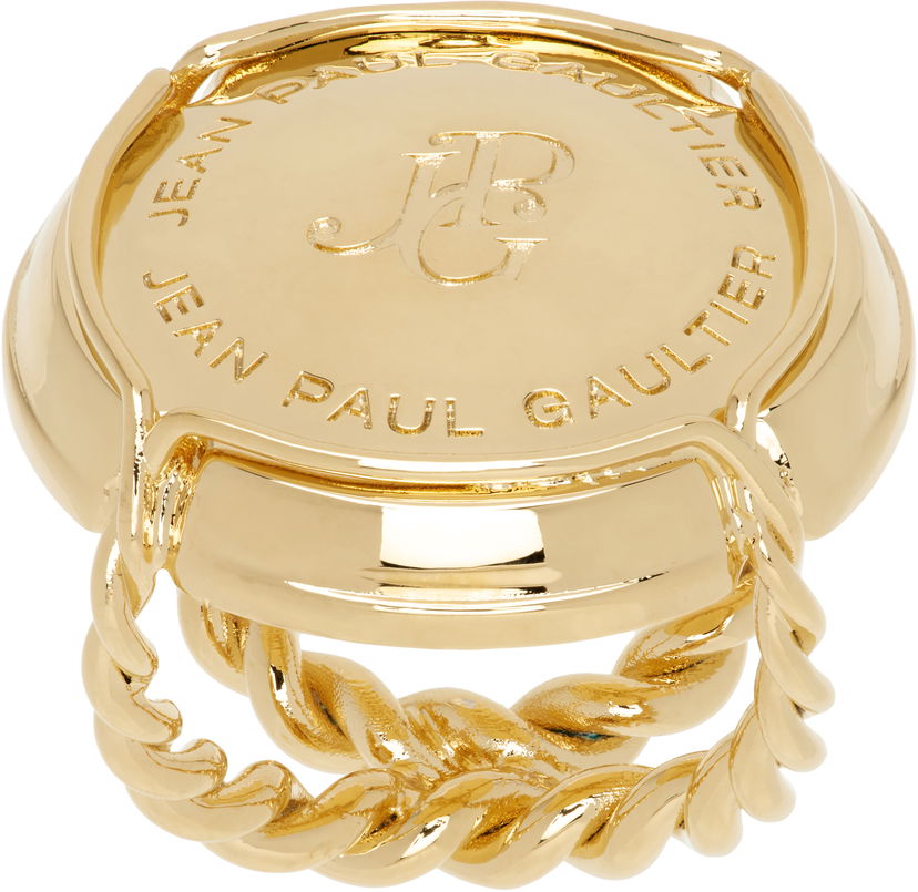 Prstan Jean Paul Gaultier Jean Paul Gaultier 'The Champagne' Gold Ring Rumena | 25/03-W-JW004-X053-92