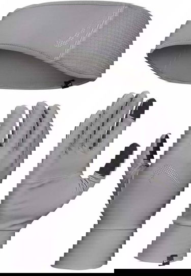 Rokavice Nike Essential Running Gloves & Headband Set Siva | 938518-029, 0