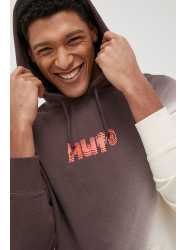 Pulover HUF Shake Dye Hoodie Rjava | pf00415