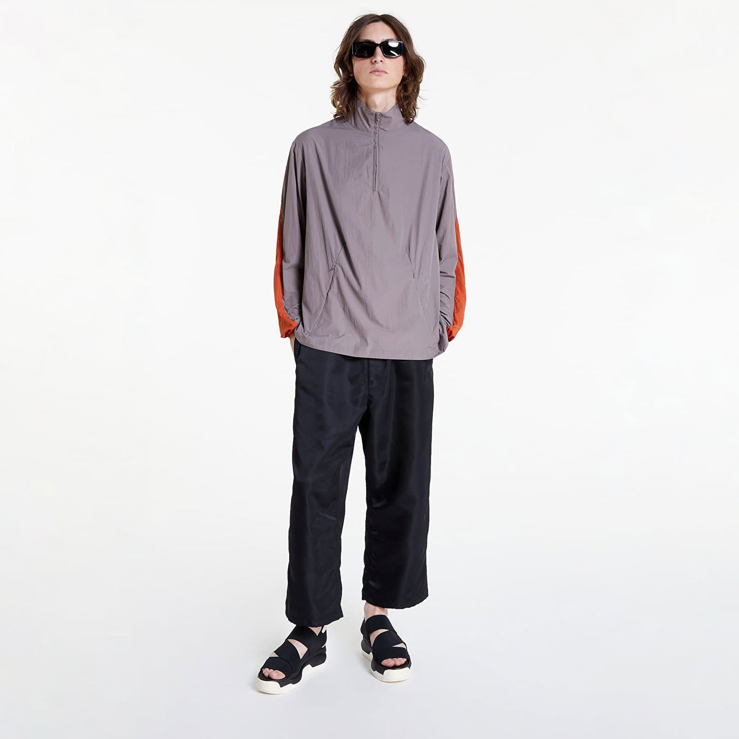 Jakna Y-3 Classic Light Shell Running Half-Zip Top Siva | HT2298, 0