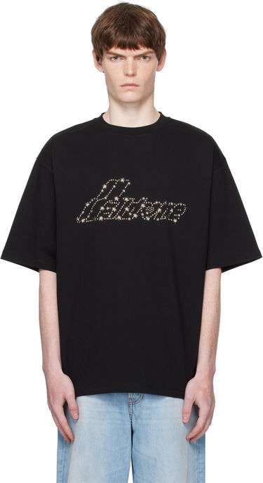 Majica We11done WE11DONE Pearly Logo T-Shirt Črna | WD-TT2-25-735-U-BK, 0