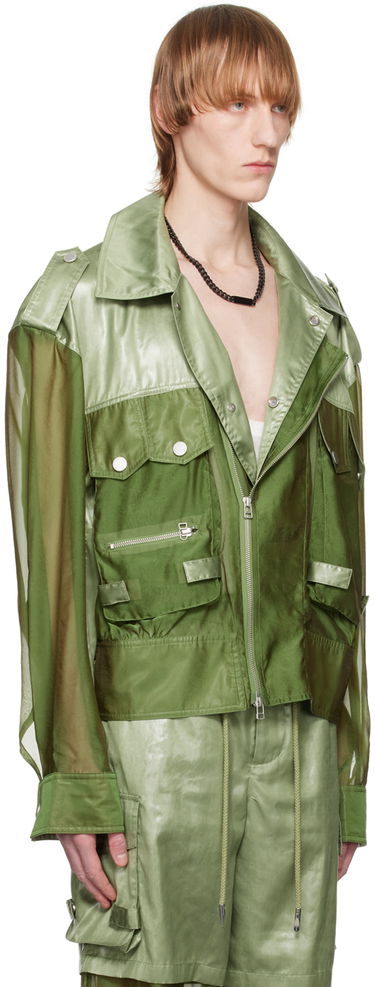 Jakna Feng Chen Wang Feng Chen Wang Paneled Jacket Zelena | FMS15JK26, 1