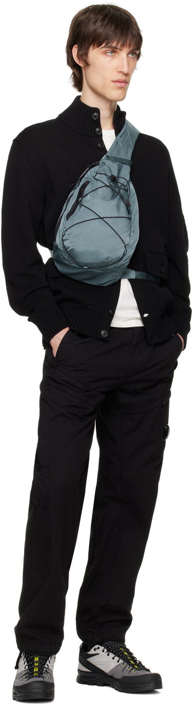 Pleteni pulover C.P. Company C.P. Company Knit Lens Cardigan Črna | 18CMKN078A-110058A, 4