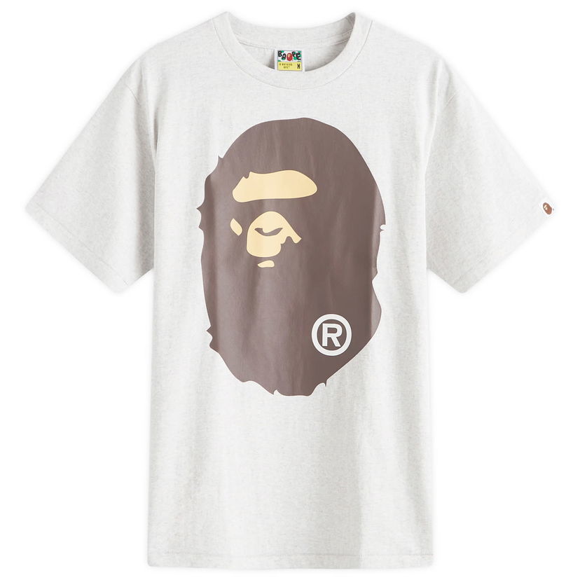 Majica BAPE Classic Big Ape Head T-Shirt Siva | 001TEK801002M-GRA
