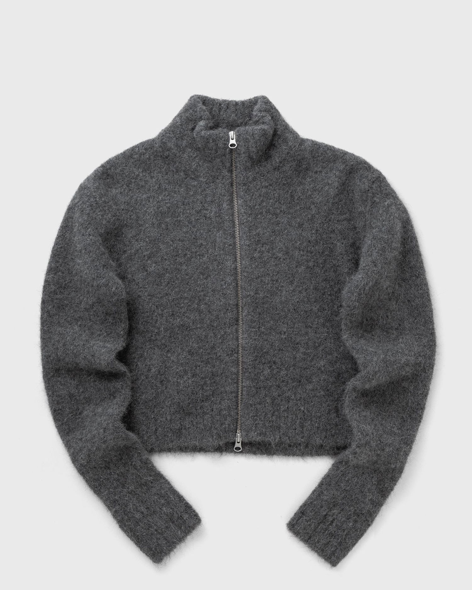 Pleteni pulover Samsoe Samsoe Samsøe & Samsøe SAJEANNE Zip Cardigan Siva | F24400072-IRON-GATE, 0