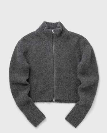 Pleteni pulover Samsoe Samsoe Samsøe & Samsøe SAJEANNE Zip Cardigan Siva | F24400072-IRON-GATE, 0