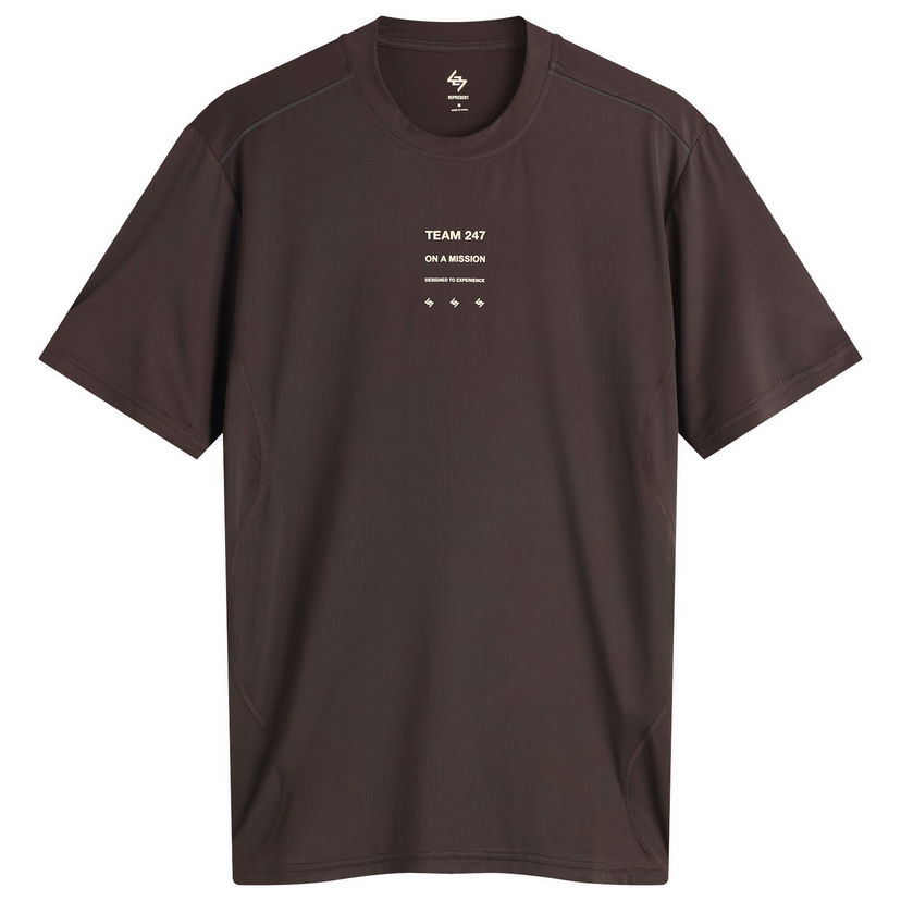 Majica Represent Clo 247 Short Sleeve Runner T-Shirt Rjava | 247M100018-17