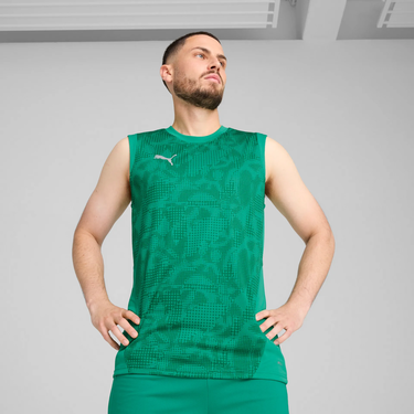 Majica brez rokavov Puma Puma teamCUP Training Sleeveless Jersey Zelena | 659168-05, 1