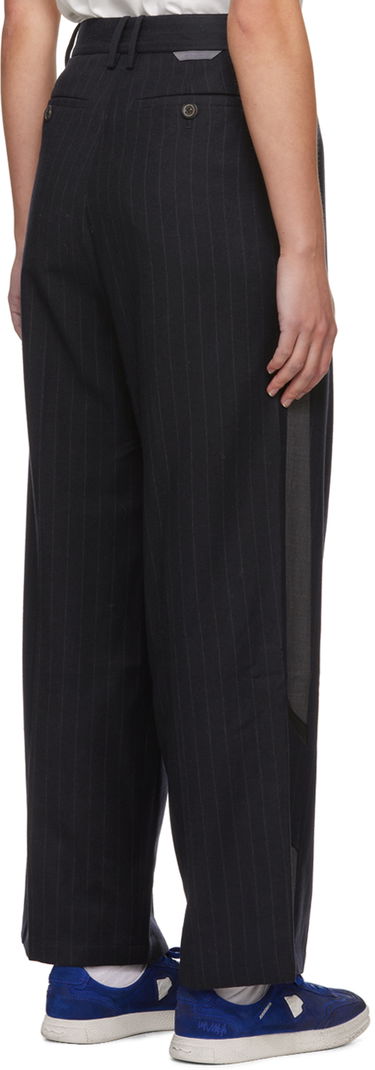 Hlače ADER ERROR Pinstripe Wide-Leg Trousers Črna | BMADFWSA0203NV, 2