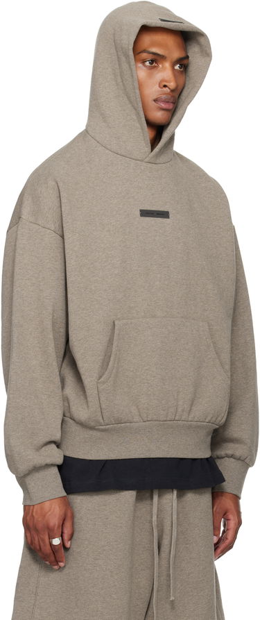 Pulover Fear of God Fear of God ESSENTIALS Fleece Hoodie, Classic Fit Siva | 192SP252053F, 1