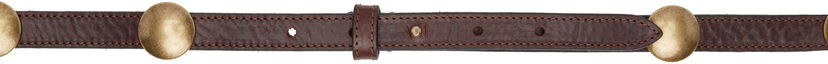 Pasovi ISABEL MARANT Isabel Marant Karlo Leather Belt with Metal Conchos Rjava | CE333CFA-C2B02A