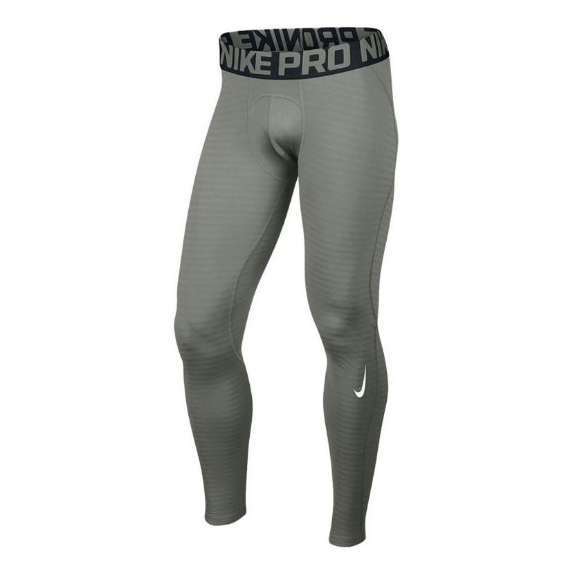 Pajkice Nike Pro Warm Compression Tights Zelena | 725039-065