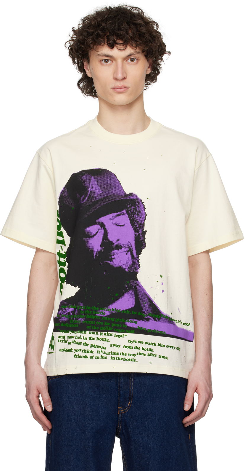 Majica Awake NY Awake NY Gil Scott-Heron Graphic T-Shirt Bež | AWK-SP25-TS005