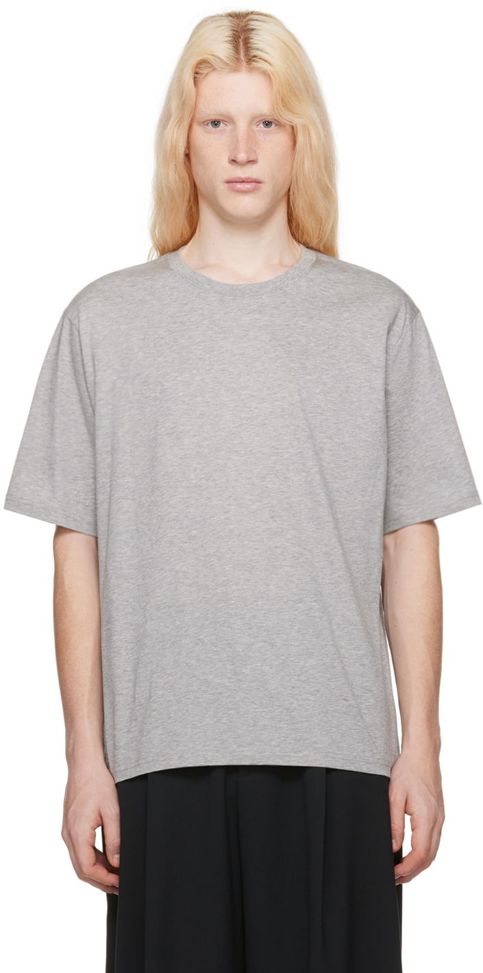Majica Studio Nicholson Studio Nicholson Bric T-Shirt Siva | BRIC SNM-911