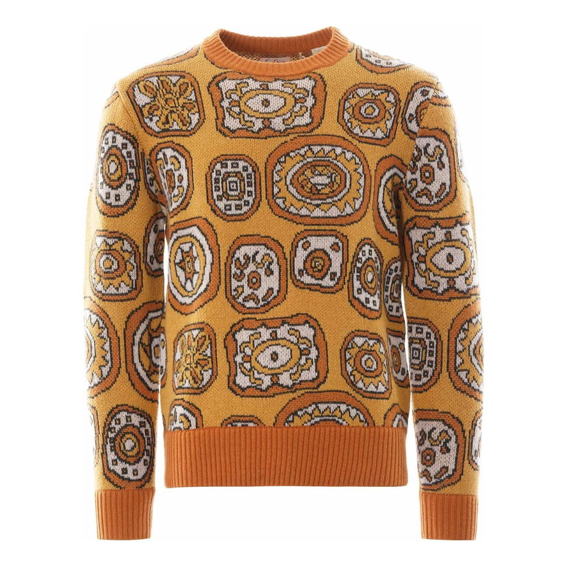 Pleteni pulover Levi's Vintage Clothing Eyes Crew Sweatshirt Oranžna | 18867-0000
